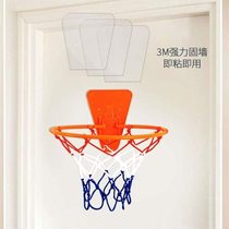 Childrens home indoor basketball hoop without punching wall-mounted adjustable simple basketball hoop silent ball shooting hoop
