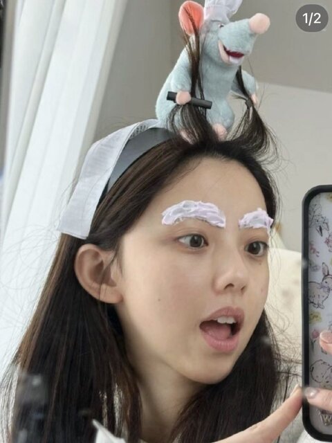 British Vockoo Ratatouille Plush Mouse Hairpin Hairband Creative New Year Birthday Gift