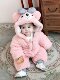 VOCKOO Baby Chef Dog Baby Jumpsuit Autumn and Winter Cute Super Cute Plus Velvet Baby Romper for 1-3 Years Old