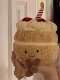 British Vockoo Fun Birthday Cake Creative Birthday Gift Plush Toy for Girls to Give to Girlfriend, Best Friend, or Child