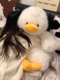 Dundun Duck Plush Toy Doll Duck Stuffed Animal Pillow Sleeping Pillow for Children Girls Christmas New Year Gift