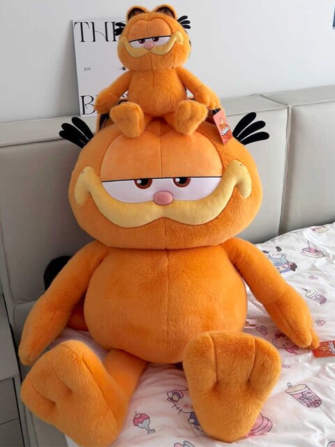 Vockoo Garfield Cat Plush Doll Official Cute Cat Plush Toy Girl Sleeping Pillow Gift