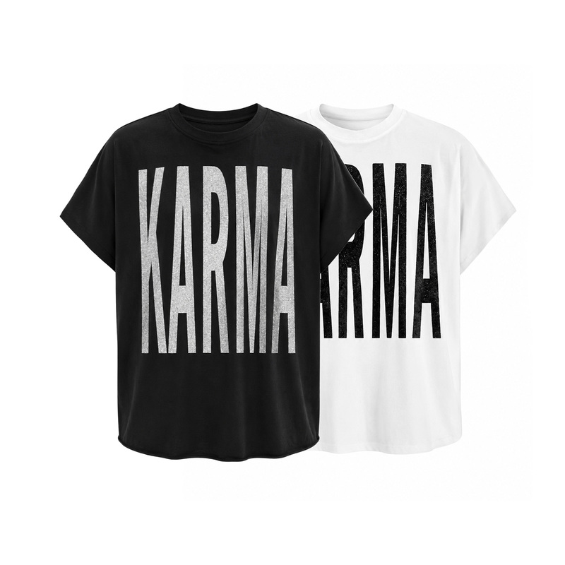 Karmanistic Original American Retro Glitter Loose Vest Short-Sleeve T-Shirt Unisex Summer Letter Top Trendy Karmanistic Original American Retro Glitter Loose Vest Short-Sleeve T-Shirt Unisex Summer Letter Top Trendy