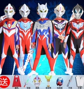 Halloween Cerodiga Objede Ultraman Galaxy Jumpsuit Nam Nữ Trẻ Em COS Hiệu Suất Quần Áo Mùa Thu