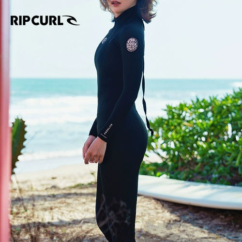 Австралийский женский морозостойкий гидрокостюм серии RIPCURL smart с молнией сзади 3/2 мм, теплый и быстросохнущий профессиональный костюм для серфинга
