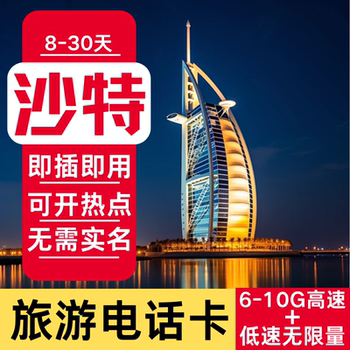 Saudi Arabia Sim Card, Egypt and Turkey Universal High-Speed Internet Data Card, Plug-And-Play Mobile Phone Card, Can Be Used as a Hotspot