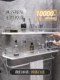 German acrylic bathroom rack household punch-free wall-mounted bathroom toilet sink storage rack