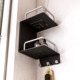 German space aluminum bathroom rack bathroom punch-free corner rack bathroom wall-mounted cosmetics storage rack
