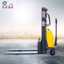1 ton 1 5 ton 2 ton semi-electric stacker truck hydraulic lift loading and unloading forklift semi-automatic stacker truck