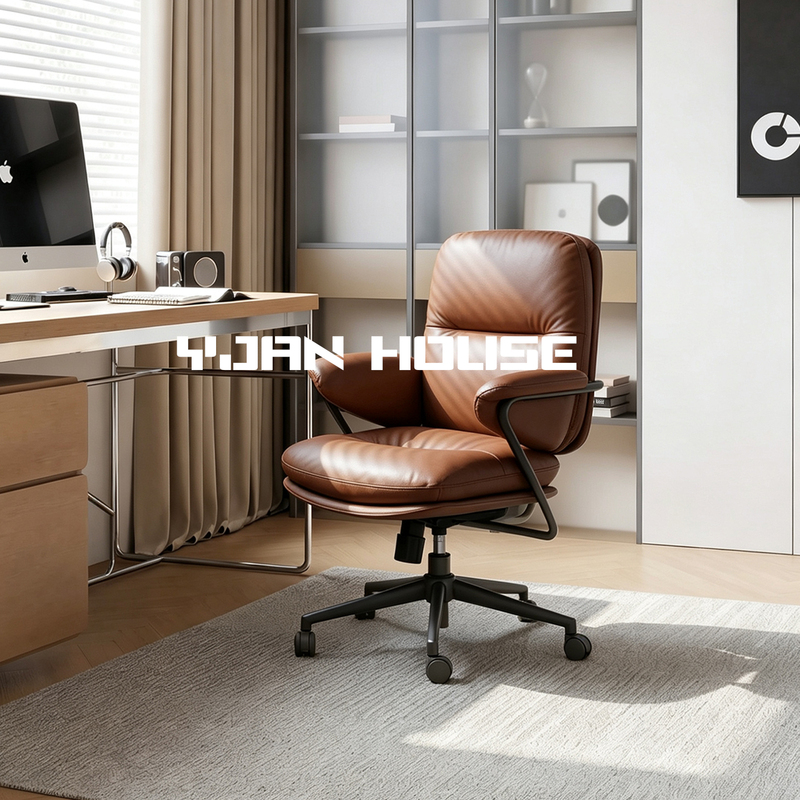Chair | Computer Chair, Office Chair, Mid-Century Style Home Chair, Backrest Chair, Armchair, Study Chair, Learning Chair, Swivel Chair