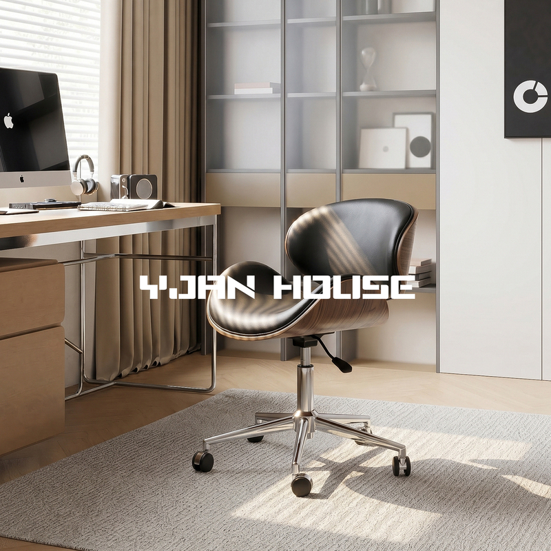 Chair | Eames Office Chair, Computer Chair, Light Luxury Home Chair, Comfortable for Long Sitting, Not Tiring, Study Chair, Book Chair, Backrest Chair
