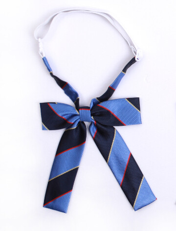 Sky blue Tibetan turquoise color strip polyester fiber color weaver floating with collar 16d220