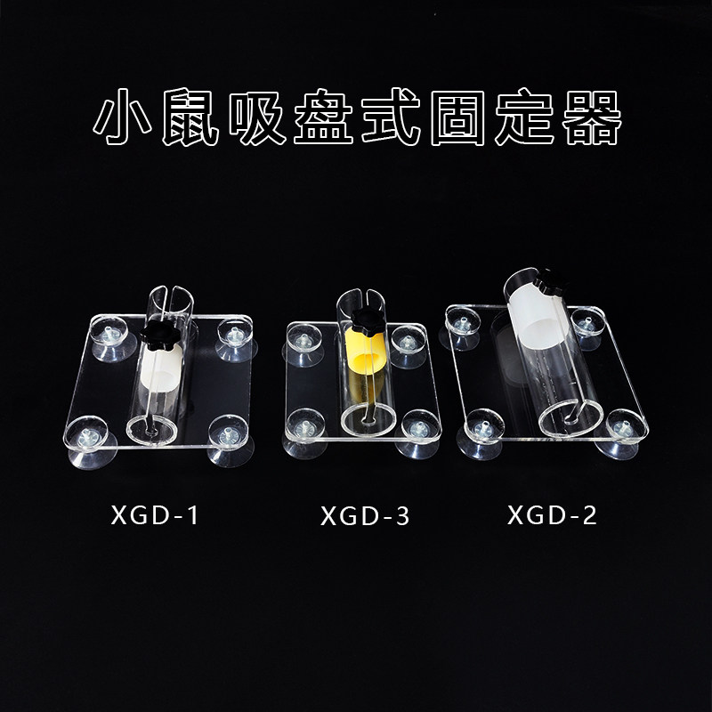 吸盘式固定器保定器小鼠尾静脉注射活动限制器快速装筒小鼠束缚器
