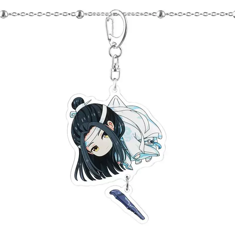 2 шт. Yaoi The Untamed акриловые брелоки для ключей Wei Wuxian Lan Zhan