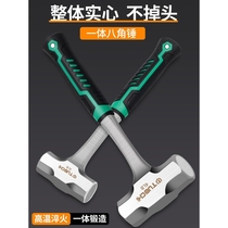 Makita hammer imported from Germany and Japan one-piece octagonal hammer hand hammer construction site masonry hammer solid hammer hammer to hit the wall