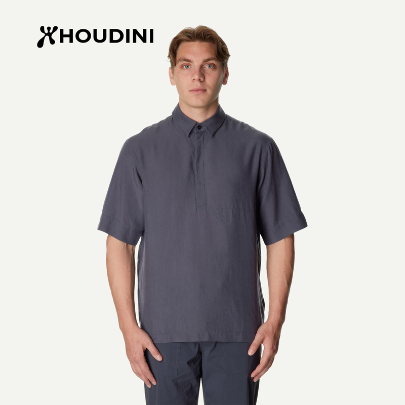 Houdini Tree Polo Shirt Tree Man Outdoor Summer Casual Workwear Short Sleeve Shirt Houdini Tree Polo Shirt Tree Man Outdoor Summer Casual Workwear Short Sleeve Shirt