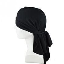 Quick Dry Head Scarves Breathable Multi Use Black Hip