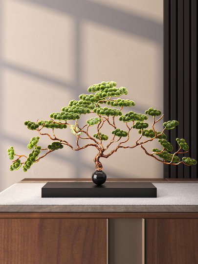 Новое украшение в китайском стиле — сосна, создающая атмосферу уюта, для прихожей в стиле дзен, винного шкафа, офиса, высококачественный подарок на новоселье и открытие бизнеса.