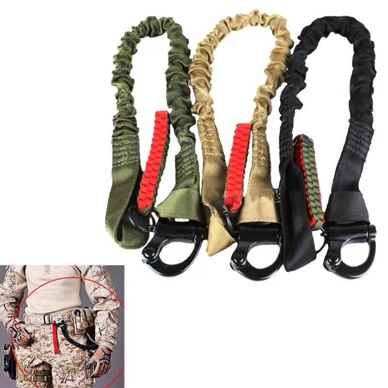 Outdoor Safety Rope Tactical Quick Release Survival Rope Waist Lanyard Outdoor Multifunctional Military Fan Cosplay Equipment