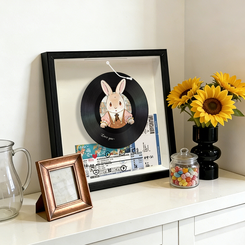 Record Player Rabbit Ticket Stub Storage Frame Display Stand Creative Travel Airplane Ticket Acrylic Ticket Storage Picture Frame Wall Hanging Record Player Rabbit Ticket Stub Storage Frame Display Stand Creative Travel Airplane Ticket Acrylic Ticket Storage Picture Frame Wall Hanging