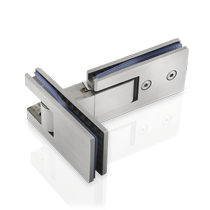 Glass door bathroom clip shower room office glass door hinge stainless steel extended 180 degree folding hinge