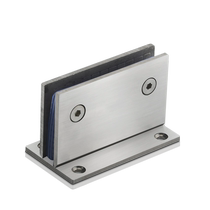 Glass fixed clip shower room bathroom clip glass partition stainless steel glass clip 90 degree anti-shaking corner code accessories