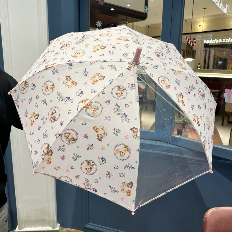 Japan's Original Single Primary School Student Semi-Automatic Umbrella Kidsren's Safety Anti-Pinch Transparent Visible Boys and Girls Japan's Original Single Primary School Student Semi-Automatic Umbrella Kidsren's Safety Anti-Pinch Transparent Visible Boys and Girls