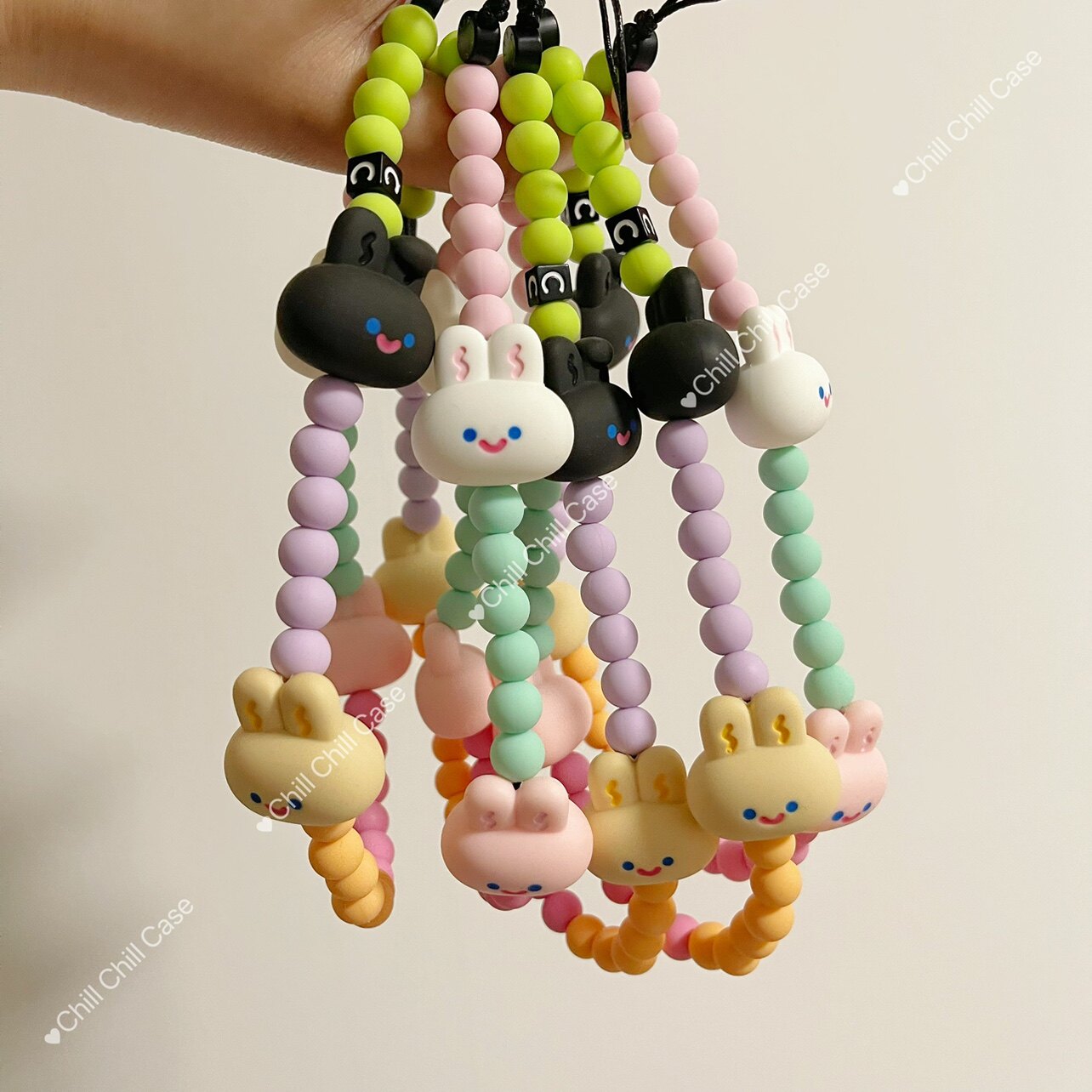 Chill·RecorderFactory Rabbit Rico Moon Rabbit Milk Rabbit Mobile Phone Charm CCD Camera Pendant