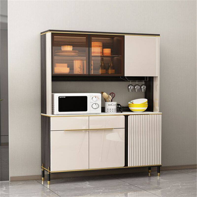 At the end of the box side Refusing Light Lavish Dining Side Cabinet Rockboard Minima Restaurant Storage Living-room Leaning Against Wall Bowls Cabinet Kitchen Wine Cabinet-Taobao