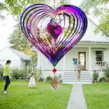 Ветрозащитная вертушка, отпугивающая птиц, меняющая цвет ветряная вертушка