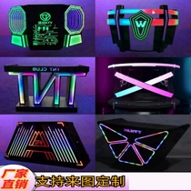 Mobile putter cap volume fine throw protective sticker mixer table stand computer dj table DJ table DJ party