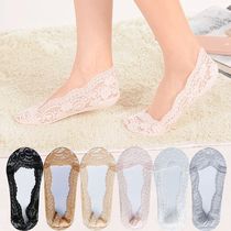 Socks For Women Cotton Summer Thin Fashion Lace Flower Invis