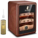 Xifei сигарный хьюмидор из кедрового дерева, модный изогнутый мини-светодиодный светильник большой емкости, коробка для сигар с постоянной температурой и влажностью