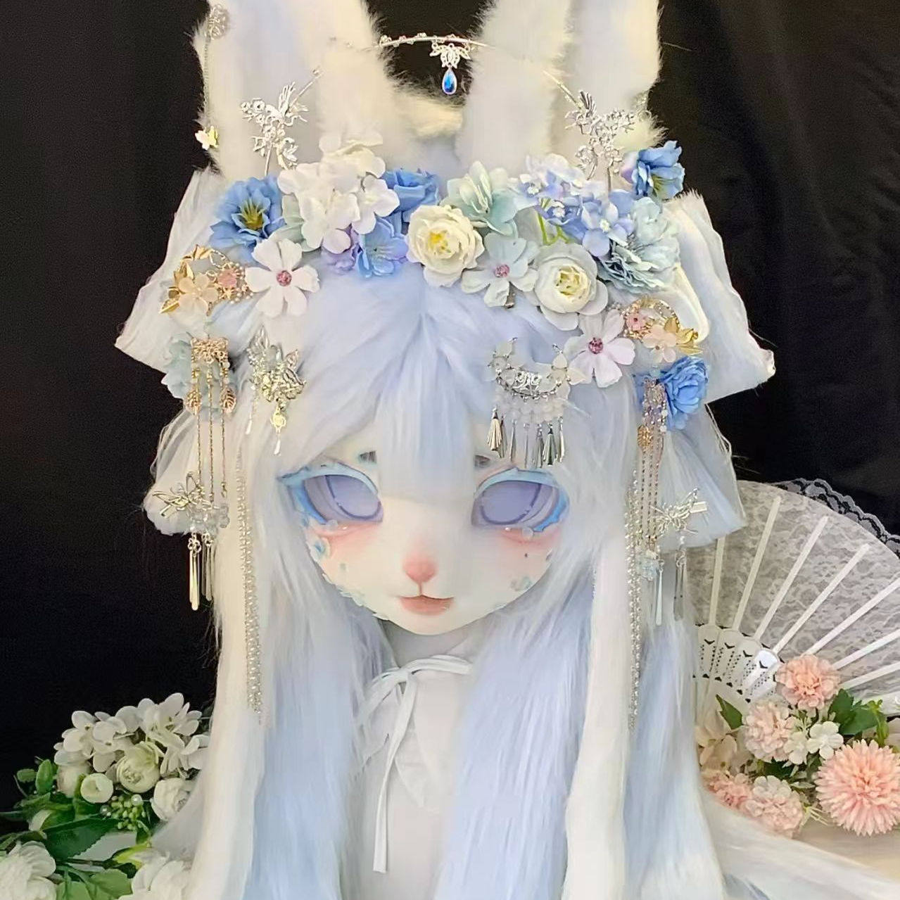 现货兽头原创系兽发货兽装furry成品kig定制可爱头骨福瑞儿童:萌翻天的福瑞好物,快来围观!-furry福瑞-淘宝好物网
