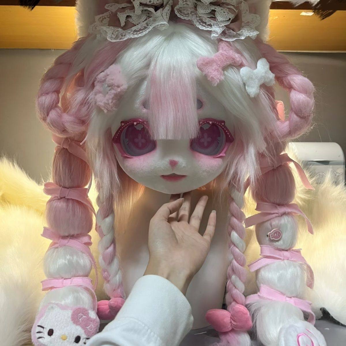 正版兽头现货成品KIG定制洛丽塔兽装!超萌头骨Cosplay,大人小孩都爱的创意礼物!-furry福瑞-淘宝好物网