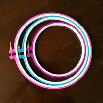 Multi-spec embroidery tool Cross embroidered ribbon embroidered embroidered DIY embroidered collar frame Sub-flower tightening Brace Color Random