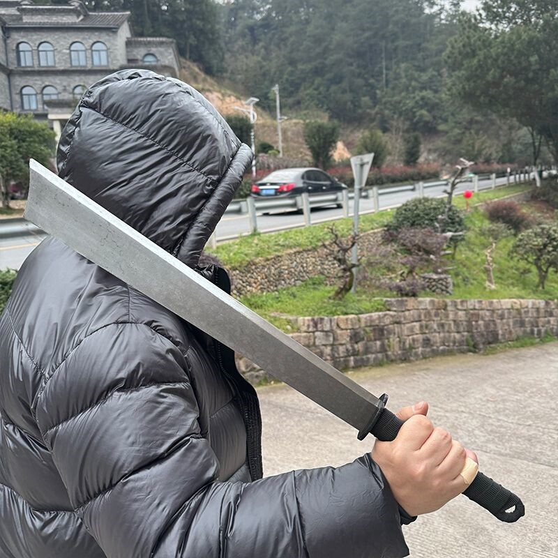 砍大刀游戏推荐:斩马刃砍山钢刀长刀大刀自驾牛尾刀战术长款汉服配饰冷兵器未开刃_游戏推荐_淘宝游戏网