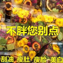 Lemon winter melon and lotus leaf tea a magic tool for scraping oil removing fat and slimming down the belly soaking lemon in water and drinking rose tea for beauty and health