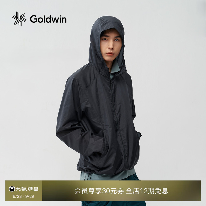 【130Bpm】Goldwin Lightweight Jacket for Trail Running, Outdoor, Packable and Stowable, Unisex 【130Bpm】Goldwin Lightweight Jacket for Trail Running, Outdoor, Packable and Stowable, Unisex