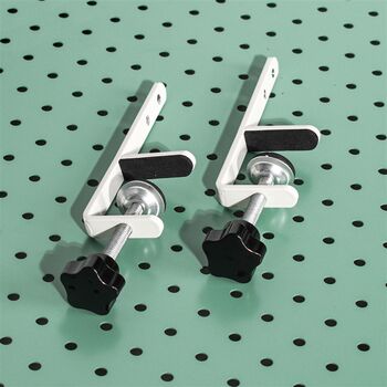 F-shaped desktop bracket (clamp the perforated board to the edge of the table) perforated board storage rack can stand storage rack accessories