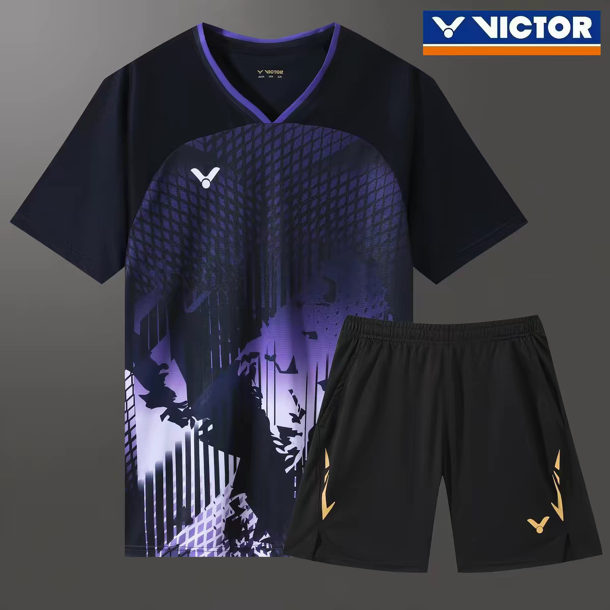 ชุดเสื้อผ้าแบดมินตัน Victor แห้งเร็ว ระบายอากาศ ชุดฝึกซ้อมกีฬาใช้ได้ทั้งชายและหญิง ชุดแข่งขัน