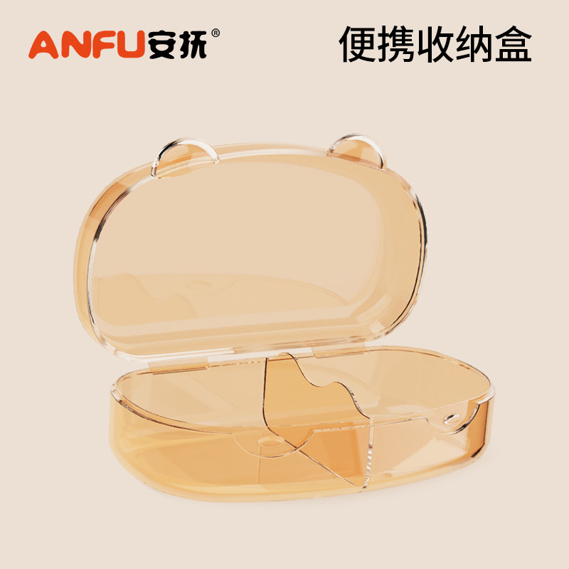Appeasement pacifier 0 to one-36-month-one-year-old baby anti-flatulled baby ultra soft silica gel containing box-Taobao