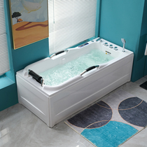 Huida bathroom home small apartment deep soaking bathtub surfing massage acrylic constant temperature independent seamless integrated square