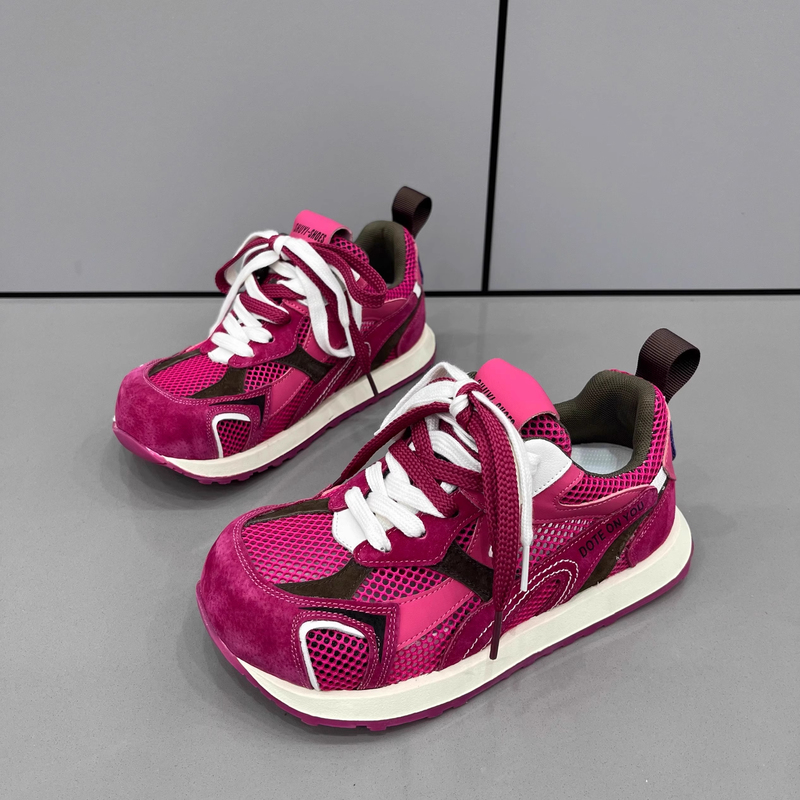 Nextlori Women's Sneakers 2026 New Summer Breathable Cute Ugly Double Shoelaces Single Mesh Mango Toe Forrest Gump Shoes Nextlori Women's Sneakers 2026 New Summer Breathable Cute Ugly Double Shoelaces Single Mesh Mango Toe Forrest Gump Shoes