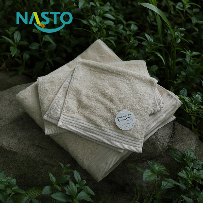 Nasto Beautiful Plain Cotton Untwisted Yarn Towel Gift Box Set Is Soft, Absorbent and Quick-Drying Nasto Beautiful Plain Cotton Untwisted Yarn Towel Gift Box Set Is Soft, Absorbent and Quick-Drying