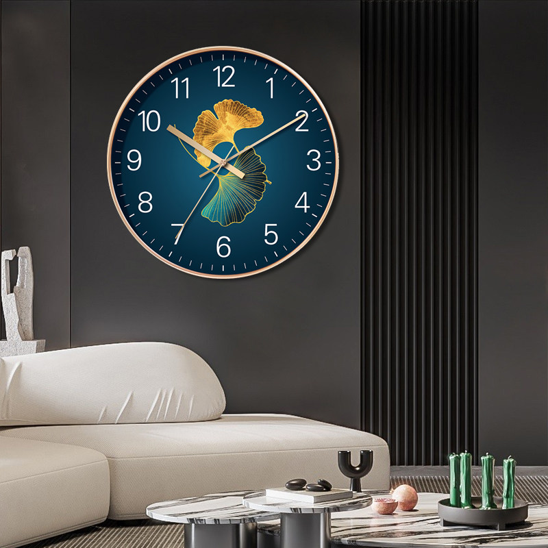 Simple atmosphere hanging clock Living room fashion clock Home hanging bell minimalist quartz clocks Nordic Four Seasons Style hanging clocks-Taobao