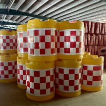 Parking lot combination bucket sand bucket pier plastic isolation bucket water horse blow molding new material traffic anti-collision bucket protection bucket
