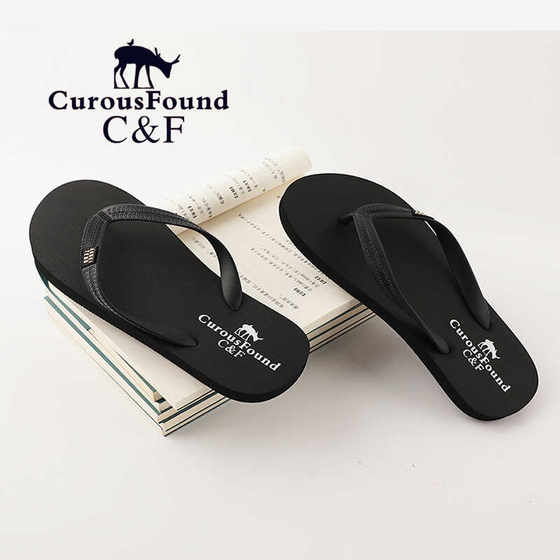 香港小麋鹿夏季人字拖男女同款外穿夹脚EVA拖鞋男潮牌海边度假潮