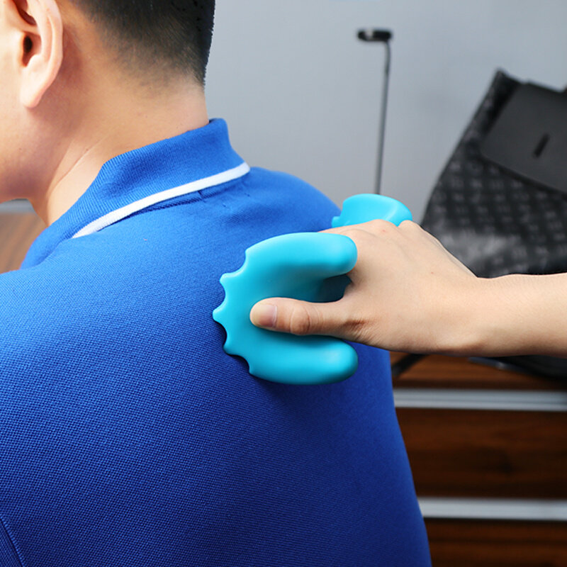 Manual cervical massager shoulder and neck head massage small theorist handheld clip neck for home-Taobao