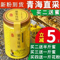 Fresh Qinghai rape pollen pure natural unbroken edible bee pollen prostate 500g